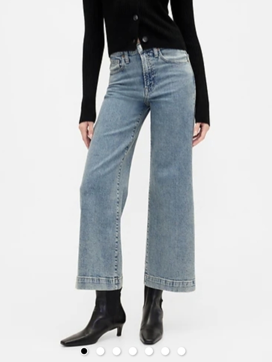 GAP Denim - GAP Factory High-Rise Wide Leg Women's Jeans Sz 6